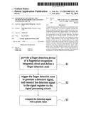 FINGER DETECTION DEVICE AND METHOD OF FINGERPRINT RECOGNITION INTEGRATED     CIRCUIT diagram and image