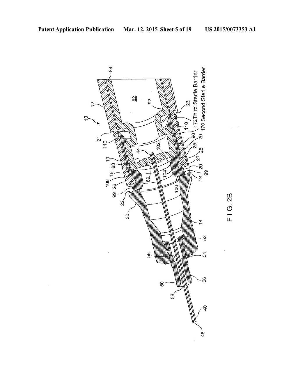 SEALED SELF-ACTIVATING INJECTION DEVICE FOR DELIVERY OF MEDICINE FROM A     PREFILLED CARTRIDGE OR VIAL - diagram, schematic, and image 06