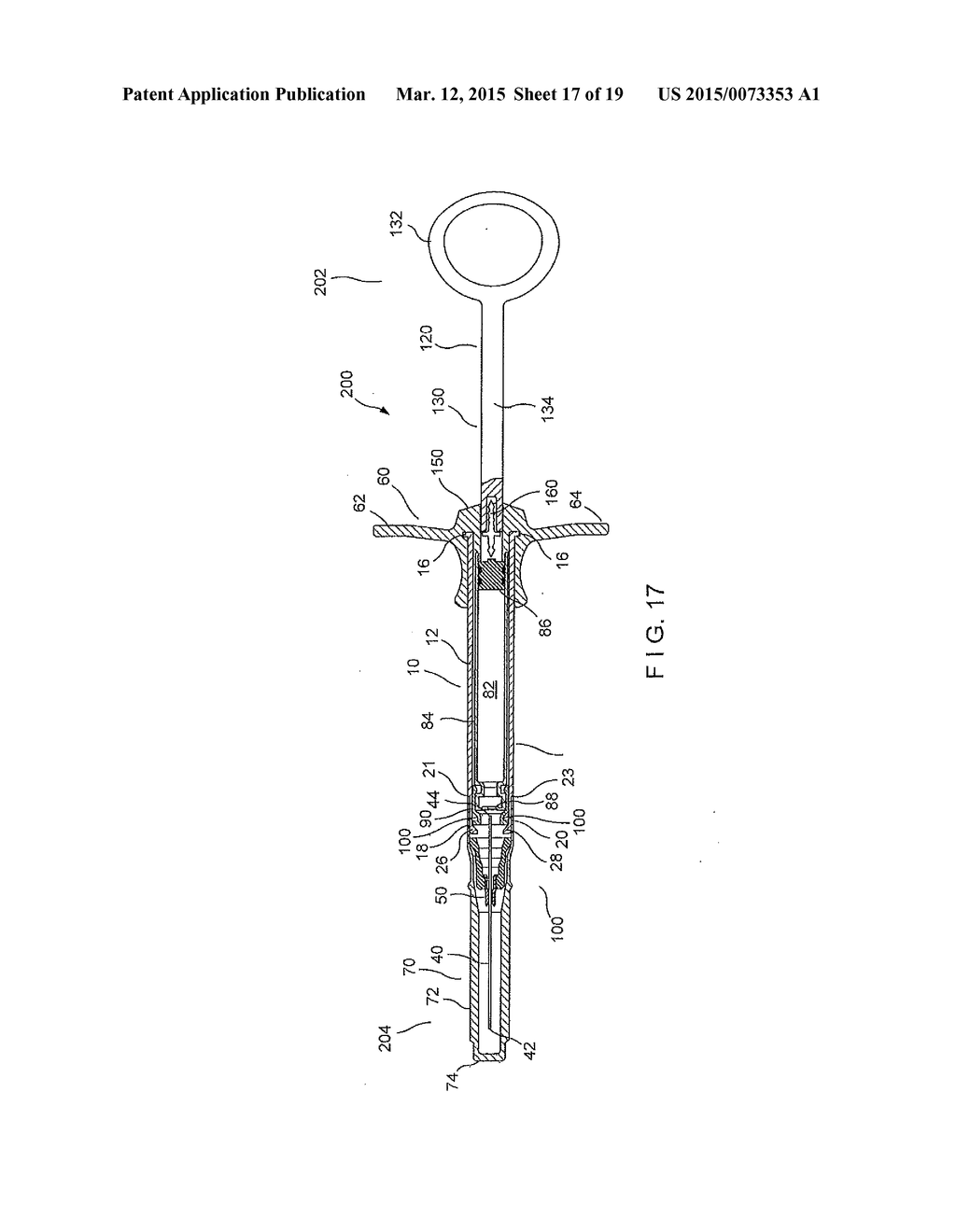 SEALED SELF-ACTIVATING INJECTION DEVICE FOR DELIVERY OF MEDICINE FROM A     PREFILLED CARTRIDGE OR VIAL - diagram, schematic, and image 18