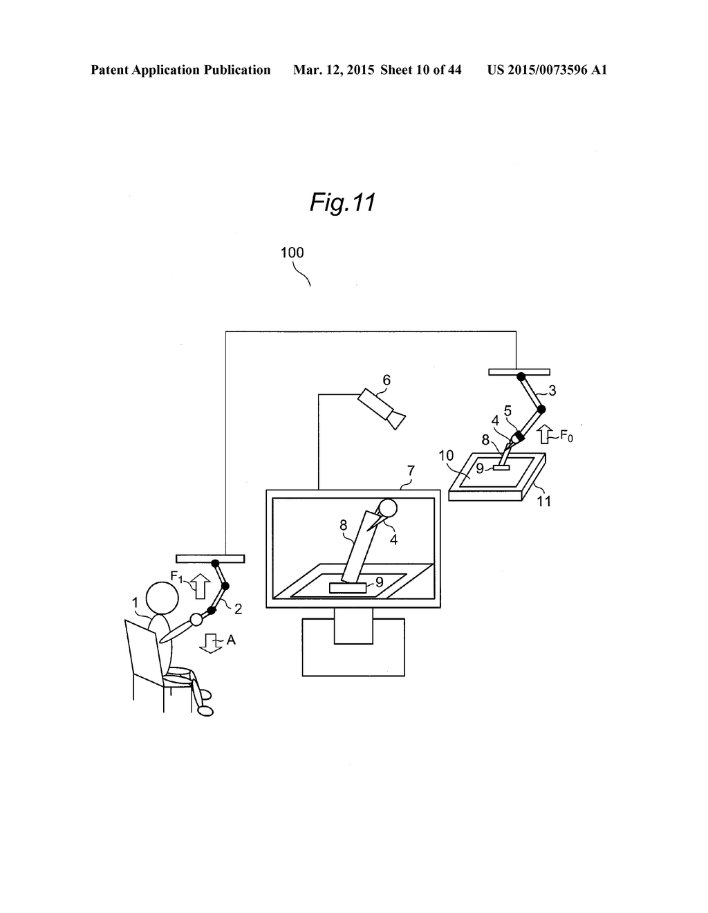 CONTROL APPARATUS AND CONTROL METHOD FOR MASTER SLAVE ROBOT, ROBOT,     CONTROL PROGRAM FOR MASTER SLAVE ROBOT, AND INTEGRATED ELECTRONIC CIRCUIT     FOR CONTROL OF MASTER SLAVE ROBOT - diagram, schematic, and image 11