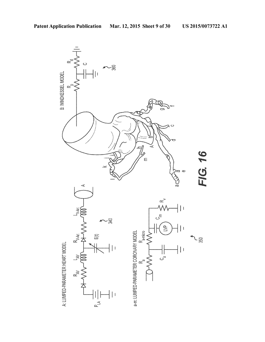 METHOD AND SYSTEM FOR PATIENT-SPECIFIC MODELING OF BLOOD FLOW - diagram, schematic, and image 10