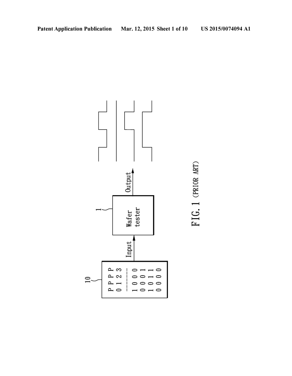 COMPARISON DEVICE AND METHOD FOR COMPARING TEST PATTERN FILES OF A WAFER     TESTER - diagram, schematic, and image 02