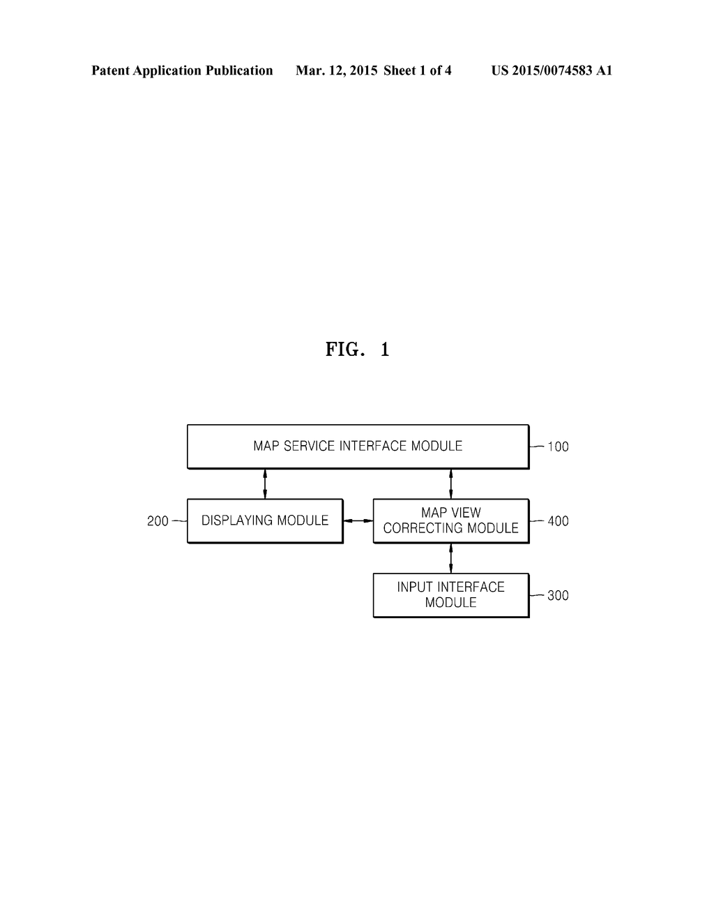 METHOD AND DEVICE FOR CORRECTING MAP VIEW - diagram, schematic, and image 02