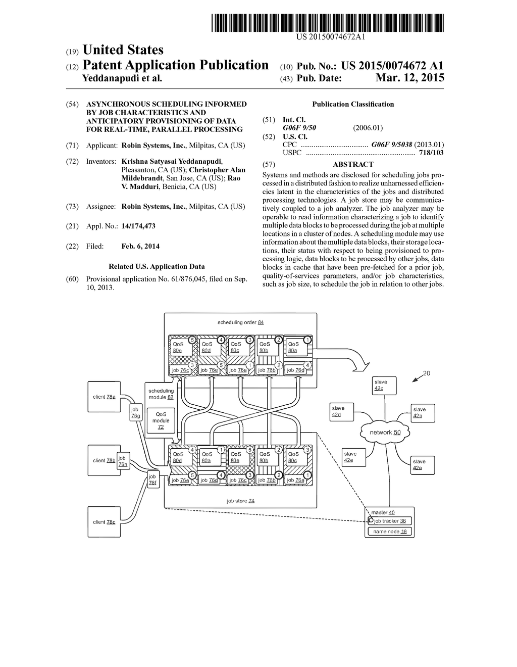 ASYNCHRONOUS SCHEDULING INFORMED BY JOB CHARACTERISTICS AND ANTICIPATORY     PROVISIONING OF DATA FOR REAL-TIME, PARALLEL PROCESSING - diagram, schematic, and image 01