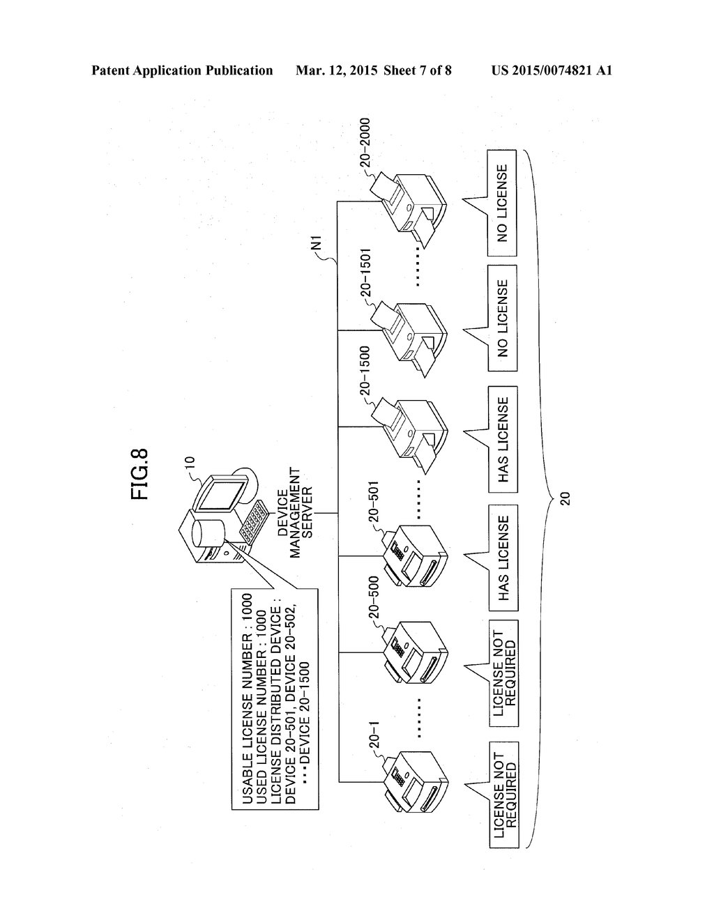 DEVICE MANAGEMENT APPARATUS, DEVICE MANAGEMENT SYSTEM AND DEVICE     MANAGEMENT METHOD - diagram, schematic, and image 08