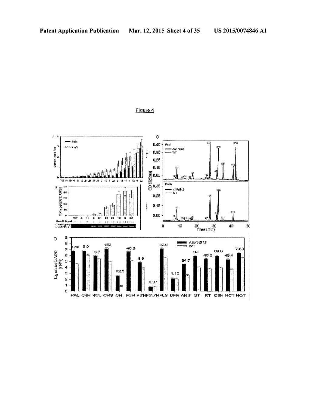 METHODS AND COMPOSITIONS FOR MODIFYING PLANT FLAVONOID COMPOSITION AND     DISEASE RESISTANCE - diagram, schematic, and image 05