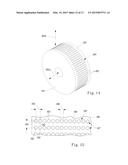 METHOD AND APPARATUS FOR MAKING DISPOSABLE ABSORBENT ARTICLE WITH     ABSORBENT PARTICULATE POLYMER MATERIAL AND ARTICLE MADE THEREWITH diagram and image