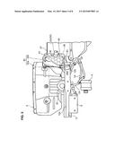 ELECTRICITY-STORAGE DEVICE ARRANGEMENT STRUCTURE OF VEHICLE diagram and image