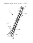 LADDERS INCLUDING ROPE AND PULLEY SYSTEM AND FALL PROTECTION DEVICE diagram and image