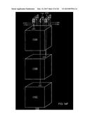 SYSTEM HAVING A PLURALITY OF ELEVATOR CABS AND COUNTERWEIGHTS THAT MOVE     INDEPENDENTLY IN DIFFERENT SECTIONS OF A HOISTWAY diagram and image