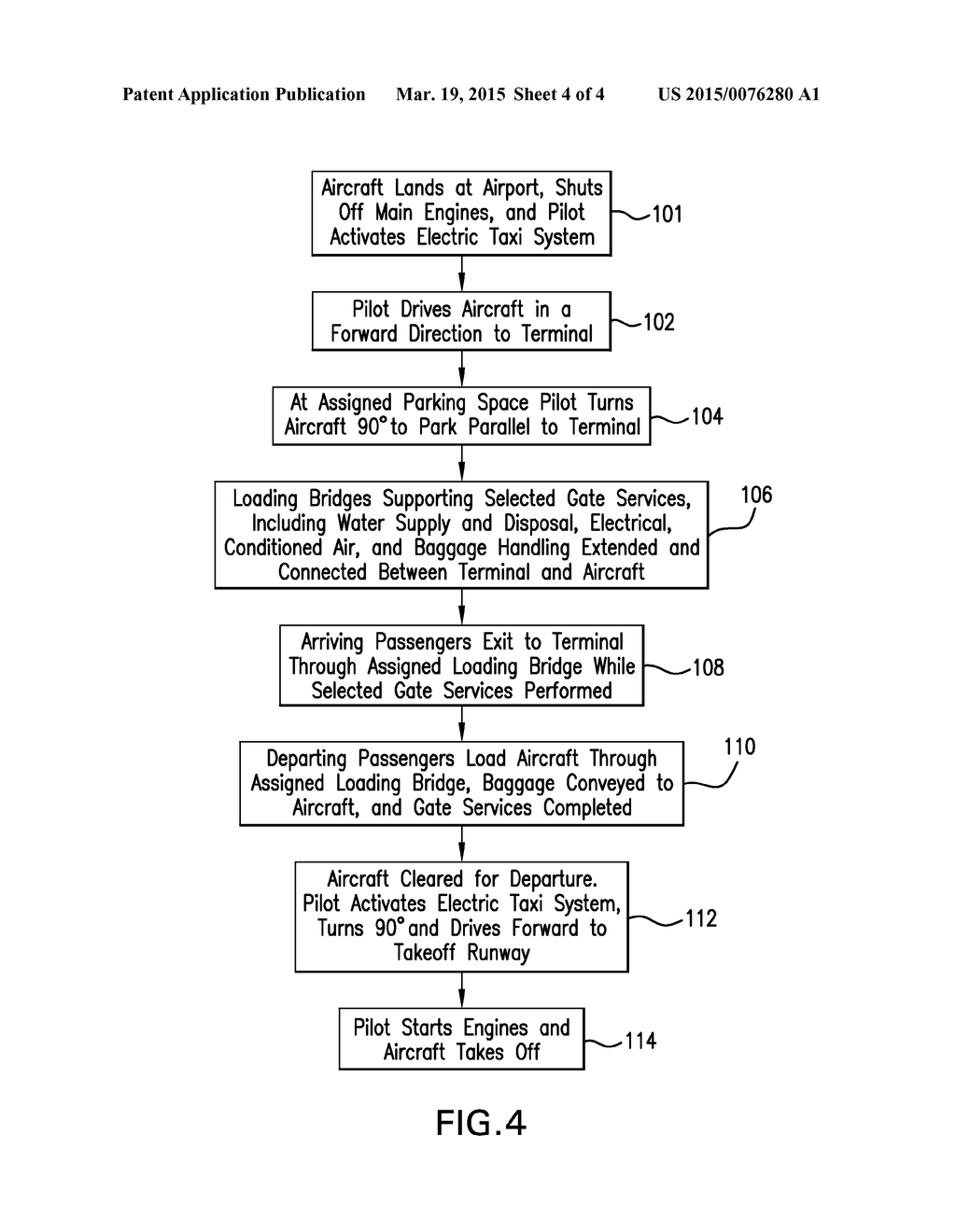 SYSTEM AND METHOD FOR IMPROVING EFFICIENCY OF AIRCRAFT GATE SERVICES AND     TURNAROUND - diagram, schematic, and image 05