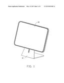 BRACKET FOR SUPPORTING ELECTRONIC DEVICE diagram and image