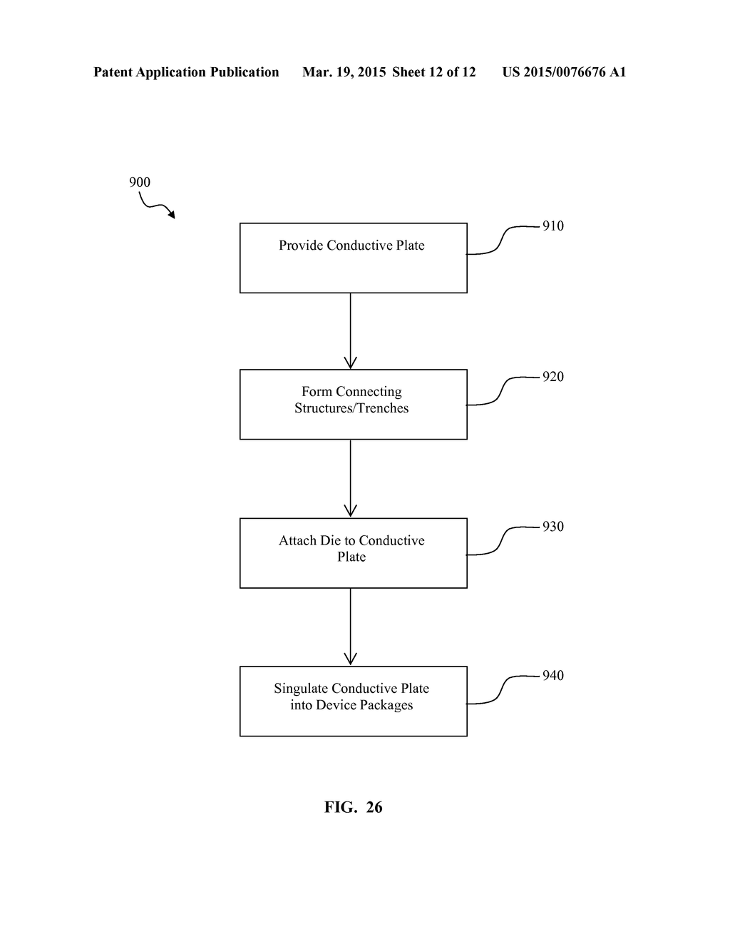 POWER SEMICONDUCTOR DEVICE PACKAGE AND FABRICATION METHOD - diagram, schematic, and image 13