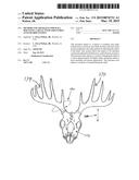 METHOD AND APPARATUS FOR WALL MOUNTING A SKULL WITH ADJUSTABLE ANTLER     ORIENTATION diagram and image