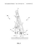 JOGGING STROLLER FRAME WITH A FRONT WHEEL AUTOMATIC FLATTENING FOLDING     MECHANISM diagram and image