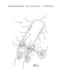 DEVICE AND ASSEMBLY FOR TRANSPORTING A CHILD, SUCH AS A PRAM AND/OR BUGGY diagram and image