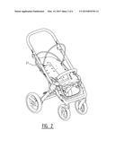 DEVICE AND ASSEMBLY FOR TRANSPORTING A CHILD, SUCH AS A PRAM AND/OR BUGGY diagram and image