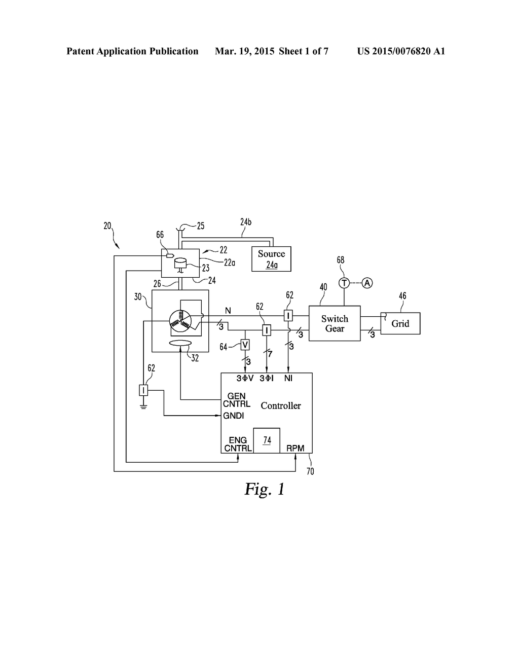 CONTROL OF AN ENGINE-DRIVEN GENERATOR TO ADDRESS TRANSIENTS OF AN     ELECTRICAL POWER GRID CONNECTED THERETO - diagram, schematic, and image 02