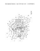 COUPLING DEVICE FOR RELEASABLY CONNECTING A PIVOTABLY MOUNTED BODY PART,     SUCH AS A VEHICLE DOOR, TAILGATE OR HOOD TO A VEHICLE STRUCTURAL PART OF     A MOTOR VEHICLE BODY diagram and image