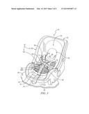 INFANT RESTRAINT SYSTEM FOR JUVENILE SEAT diagram and image