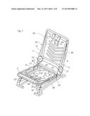 VEHICLE SEAT WITH A MODULAR FRAME diagram and image