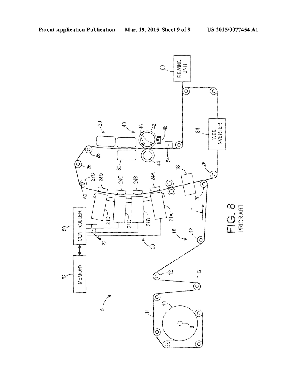 SYSTEM AND METHOD OF PRINTHEAD  CALIBRATION WITH REDUCED NUMBER OF ACTIVE     INKJETS - diagram, schematic, and image 10