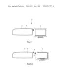 DEVICE INTEGRATING REARVIEW MIRROR AND DRIVING RECORDER SCREEN diagram and image