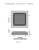 METHOD FOR PACKAGING FLEXIBLE DEVICE USING HOLDING WAFER,  AND FLEXIBLE     DEVICE MANUFACTURED BY THE SAME diagram and image