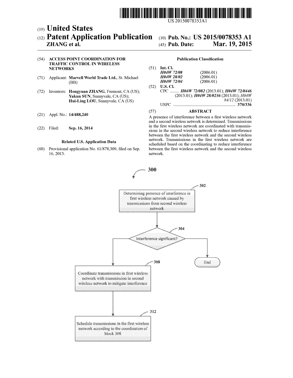 ACCESS POINT COORDINATION FOR TRAFFIC CONTROL IN WIRELESS NETWORKS - diagram, schematic, and image 01