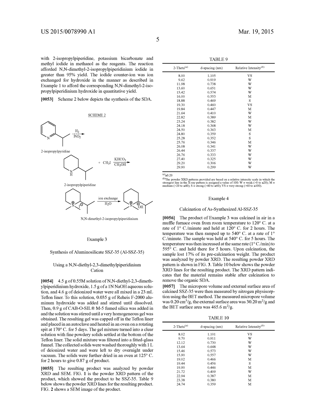 METHOD FOR PREPARING ZEOLITE SSZ-35 - diagram, schematic, and image 10