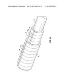 ELONGATED FASTENERS FOR RETAINING INSULATION WRAPS AROUND ELONGATED     CONTAINERS, SUCH AS PIPES, SUBJECT TO TEMPERATURE FLUCTUATIONS, AND     RELATED COMPONENTS AND METHODS diagram and image