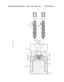 HOT RUNNER NOZZLE, METAL MOLD EQUIPPED WITH HOT RUNNER NOZZLE, AND MOLDING     METHOD AND MOLDED PRODUCT PROVIDED BY METAL MOLD diagram and image