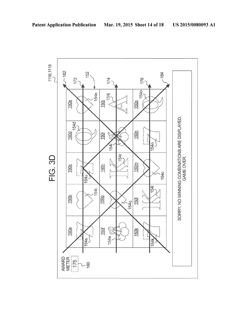 GAMING SYSTEM AND METHOD FOR PROVIDING A CASCADING SYMBOL GAME WITH     UPGRADE EVENTS - diagram, schematic, and image 15