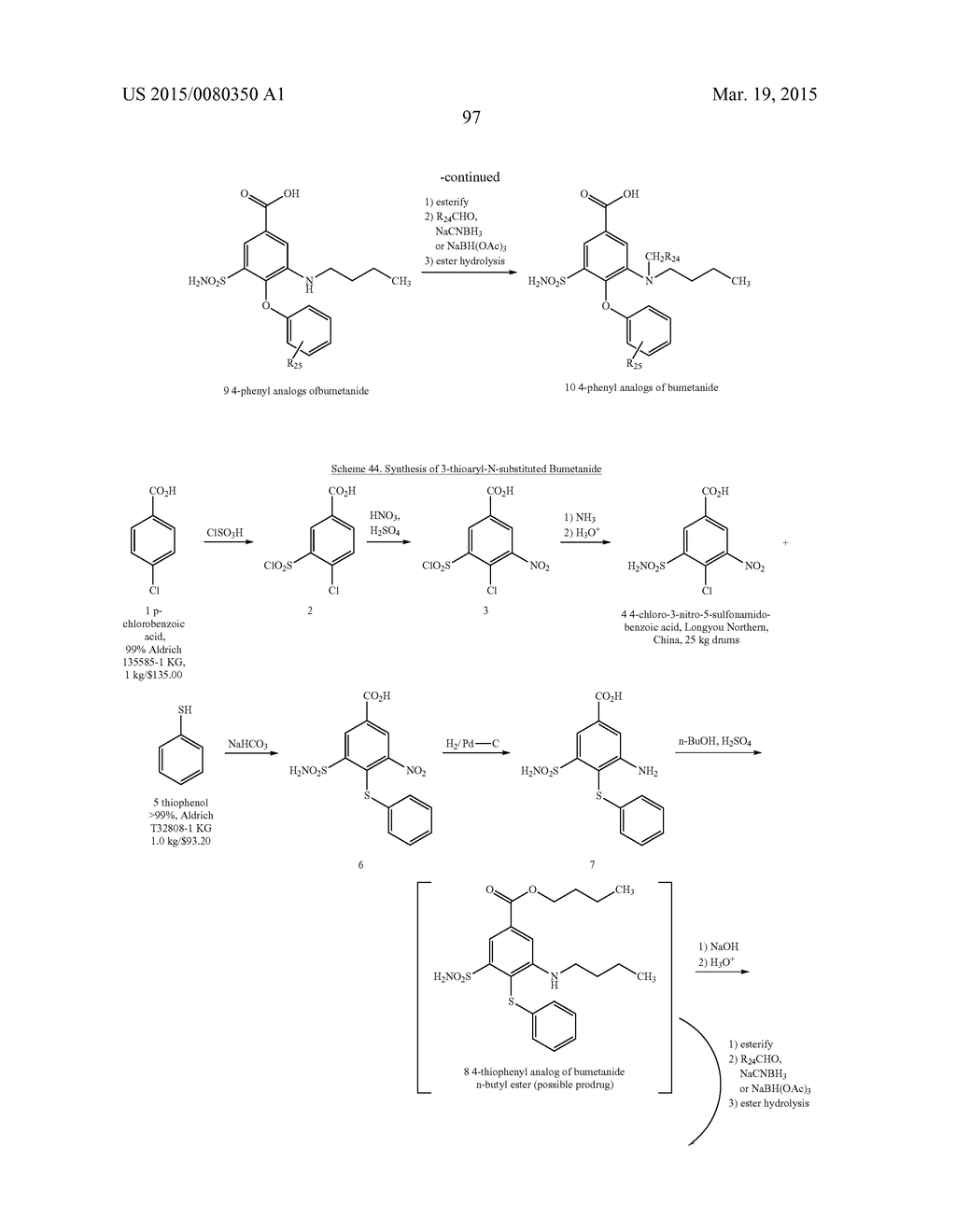 BUMETANIDE ANALOGS, COMPOSITIONS AND METHODS OF USE - diagram, schematic, and image 150