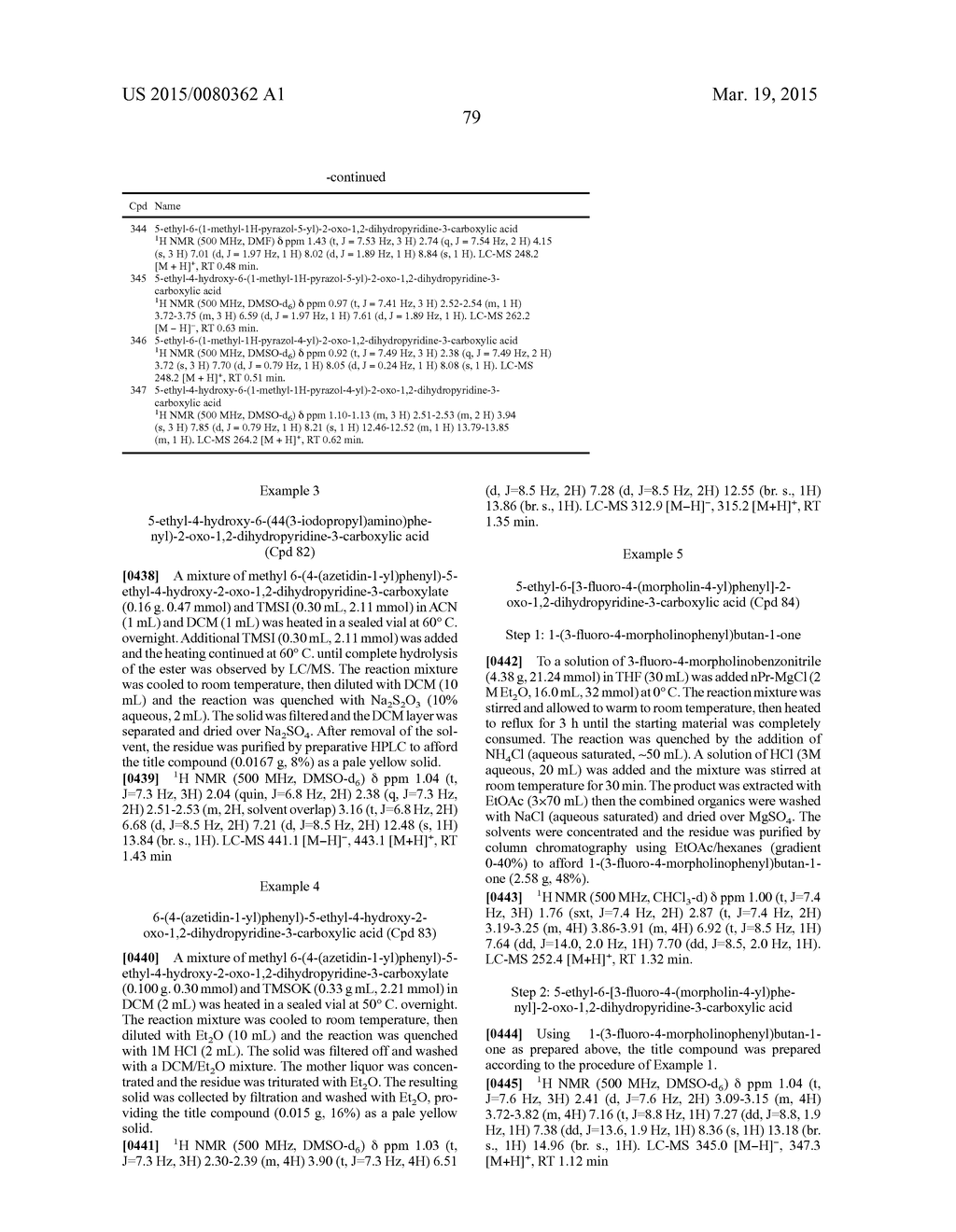 ANTIBACTERIAL COMPOUNDS AND METHODS FOR USE - diagram, schematic, and image 80