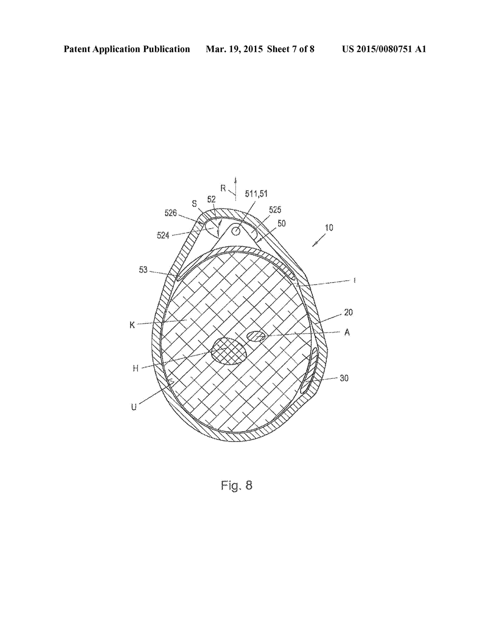 BLOOD PRESSURE MEASURING DEVICE, FLEXIBLE COLLAR FOR A BLOOD PRESSURE     MEASURING DEVICE, AND METHOD FOR BLOOD PRESSURE MEASUREMENT - diagram, schematic, and image 08