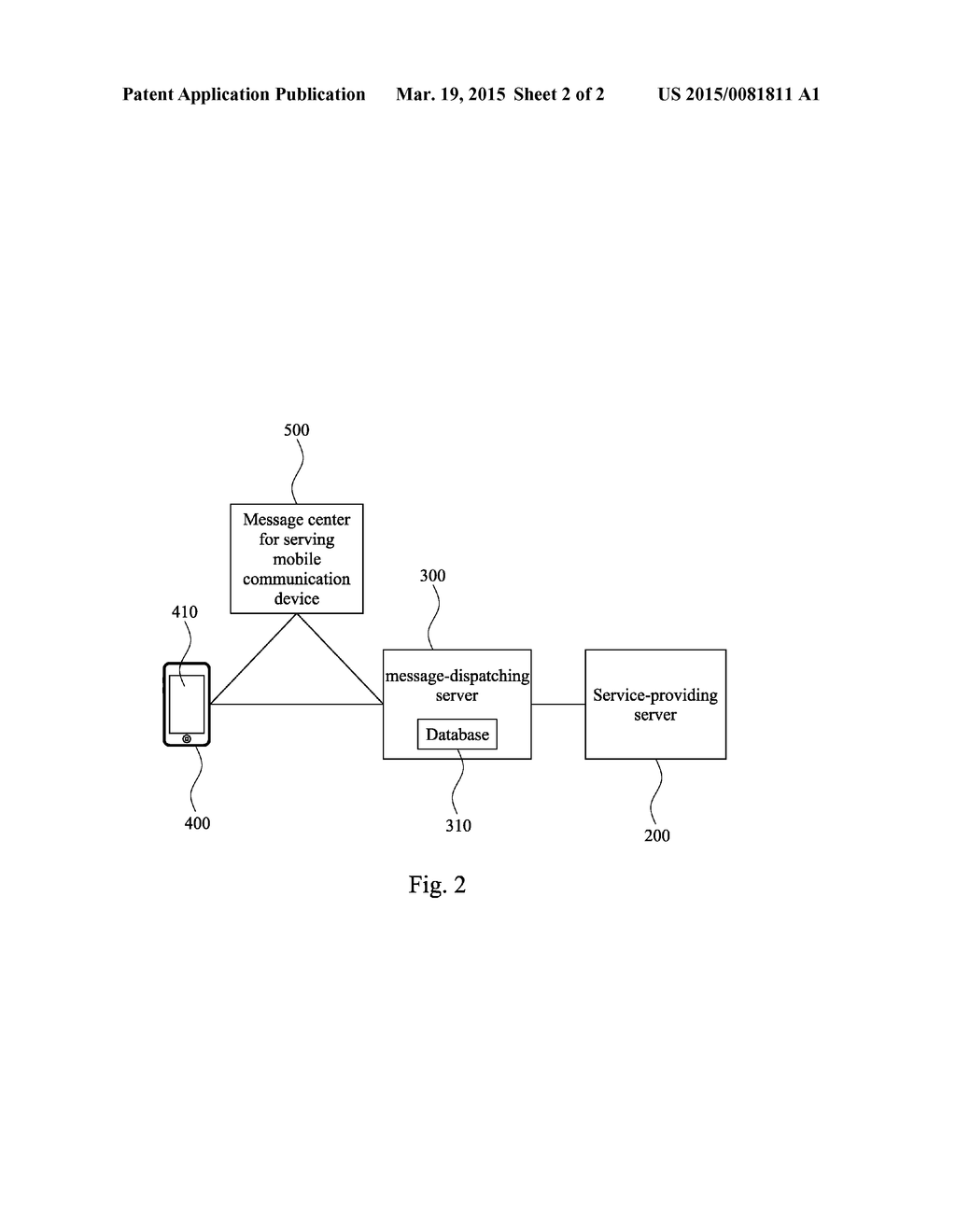 METHOD FOR PROVIDING MESSAGE TO MOBILE COMMUNICATION DEVICE - diagram, schematic, and image 03