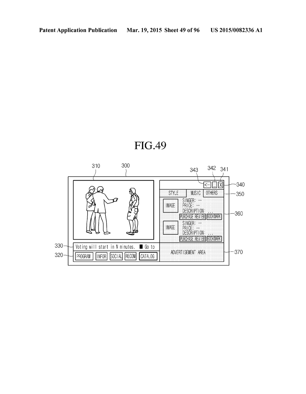 VIDEO DISPLAY DEVICE, TERMINAL DEVICE, AND METHOD THEREOF - diagram, schematic, and image 50