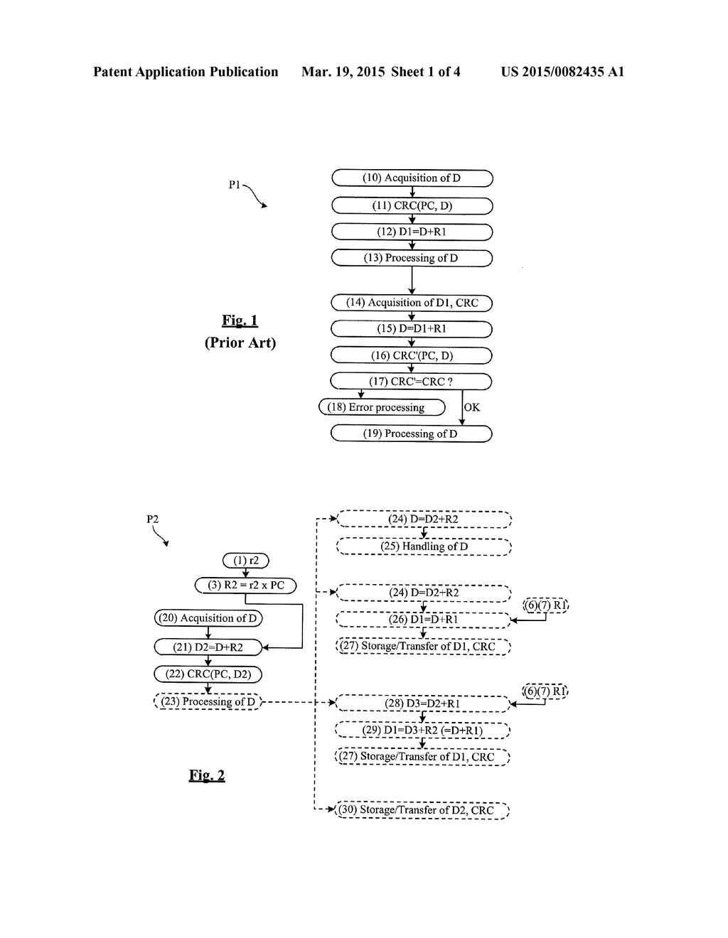 CYCLIC REDUNDANCY CHECK METHOD WITH PROTECTION FROM SIDE-CHANNEL ATTACKS - diagram, schematic, and image 02