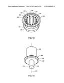 SYSTEMS AND METHODS FOR USE IN COVERING A PORTION OF A FASTENER PROTRUDING     FROM A SURFACE diagram and image