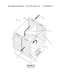 LOW TEMPERATURE COOLING AND DEHUMIDIFICATION DEVICE WITH REVERSING AIRFLOW     DEFROST FOR DEHUMIDIFICATION AND WATER GENERATION APPLICATIONS WHERE     COOLING COIL INLET AIR IS ABOVE FREEZING diagram and image