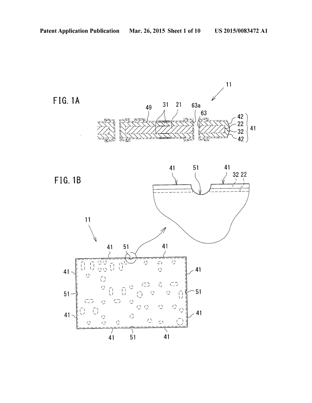 METAL CORE SUBSTRATE, METHOD FOR PRODUCING THE SAME, AND CORE PLATE USABLE     FOR THE SAME - diagram, schematic, and image 02