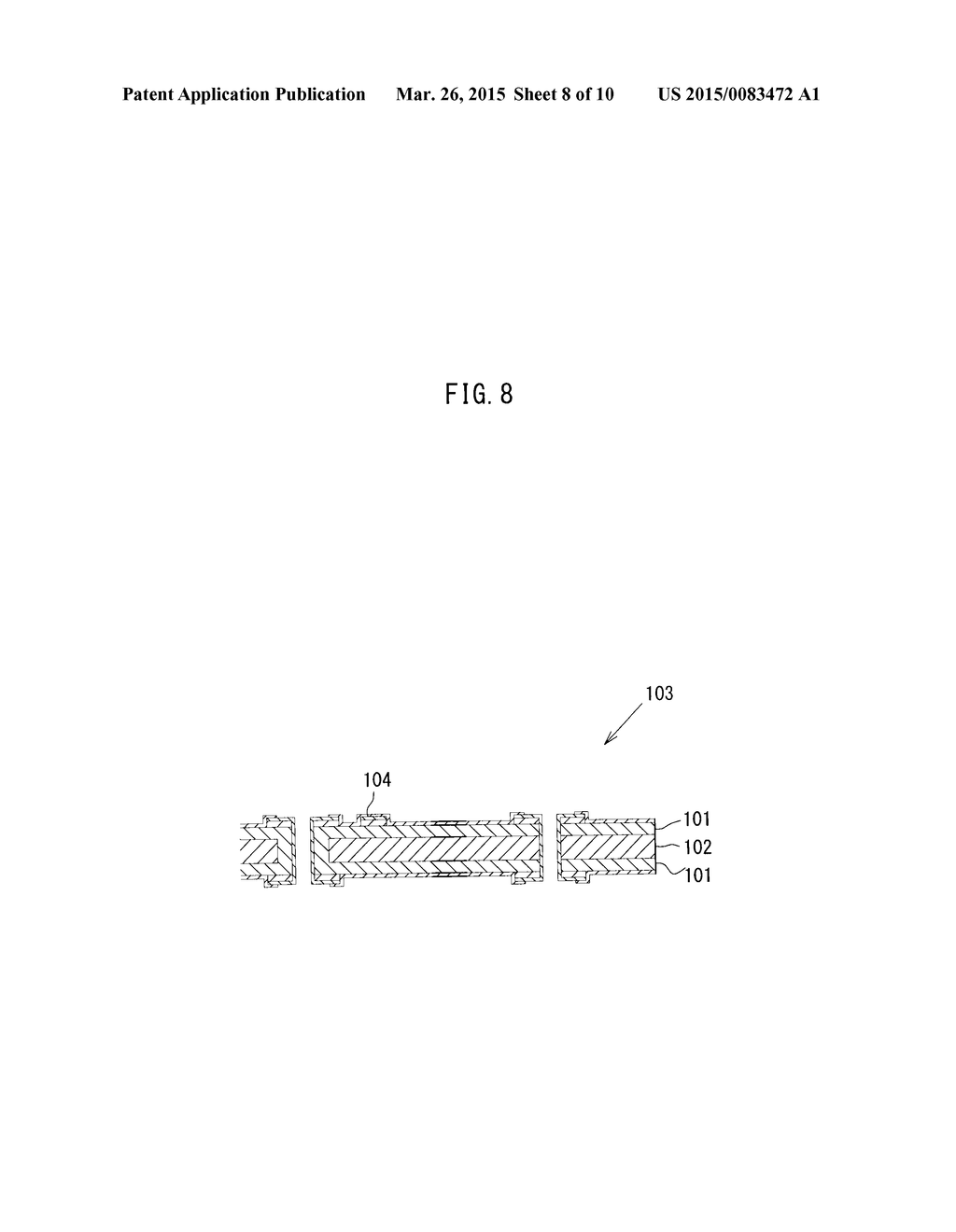 METAL CORE SUBSTRATE, METHOD FOR PRODUCING THE SAME, AND CORE PLATE USABLE     FOR THE SAME - diagram, schematic, and image 09