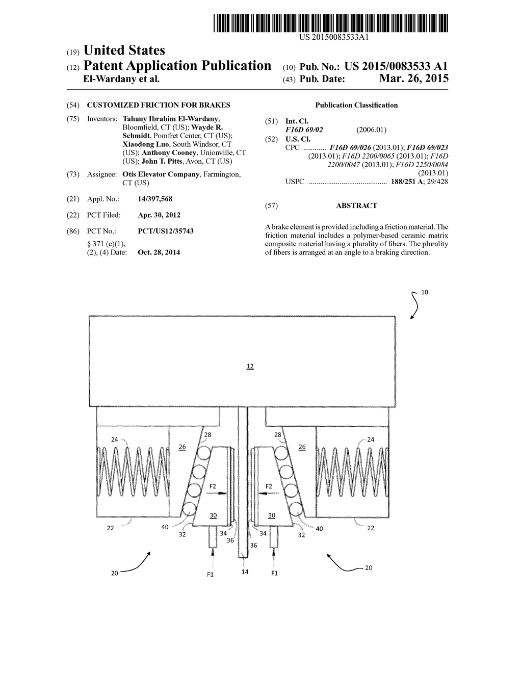 CUSTOMIZED FRICTION FOR BRAKES - diagram, schematic, and image 01