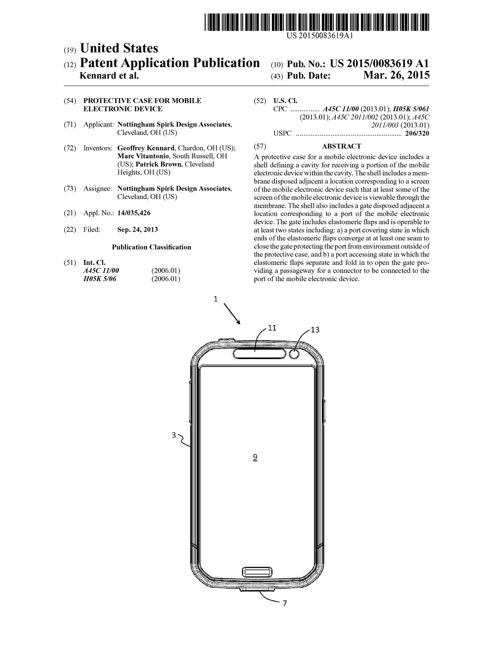 PROTECTIVE CASE FOR MOBILE ELECTRONIC DEVICE - diagram, schematic, and image 01