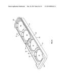 Multi-Level Compartmentalized Insert for a Food Holding Cabinet Having At     Least One Independent Sliding Compartmentalized Tray and Cover for Same diagram and image