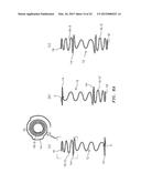 HIGH TENSION COIL-SPRING FOR BED MATTRESS HAVING MEANS FOR PREVENTING     FRICTIONAL NOISE diagram and image