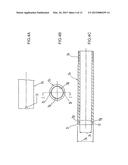 HOLDER FOR PIPE IN HEAT EXCHANGER, METHOD AND DEVICE FOR MANUFACTURING     HEAT EXCHANGER USING SAID HOLDER, AND AIR CONDITIONER AND/OR OUTDOOR UNIT     HAVING SAID HEAT EXCHANGER diagram and image