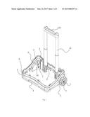 Pull Rod Bag With Stretchable Wheels And Wheel Stretching Operation     Mechanism diagram and image