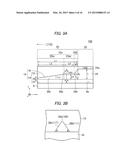 OPTICAL DEVICE HAVING A STEPWISE OR TAPERED LIGHT INPUT/OUTPUT PART AND     MANUFACTURING METHOD THEREFOR diagram and image